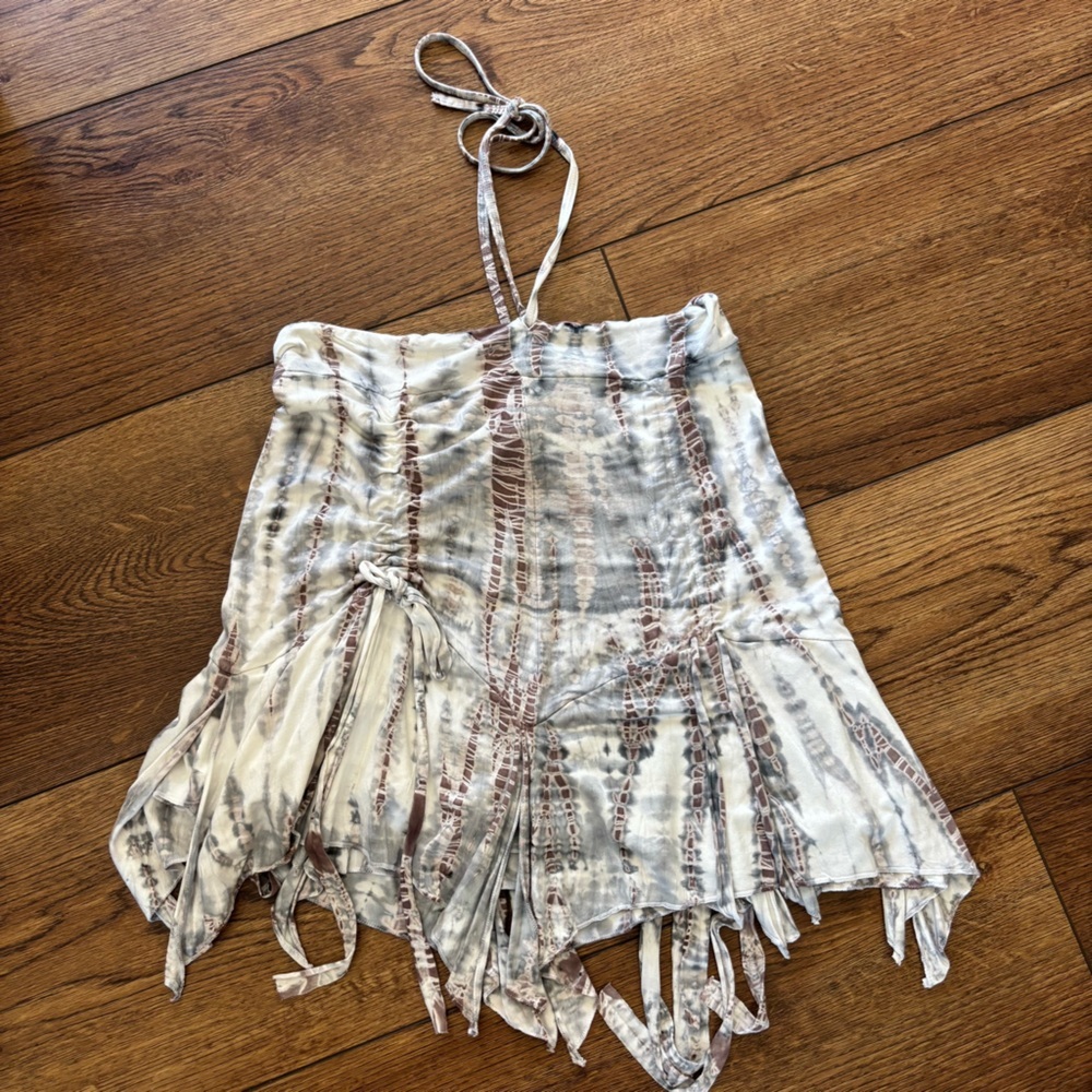 Fairycore Boho Tie-Dye Halter Top